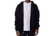 Load image into Gallery viewer, TEESTYLED HEAVY ZIPPER HOODIE - BLACK-T Shirt Mall LLC