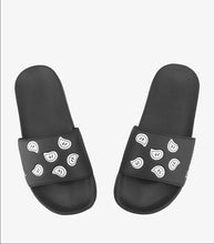 Load image into Gallery viewer, Trooper America Black Bandana Rubber Slides-T Shirt Mall LLC