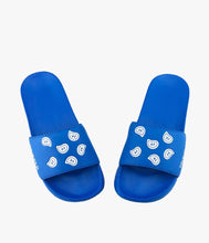 Load image into Gallery viewer, Trooper America Royal Bandana Rubber Slides-T Shirt Mall LLC