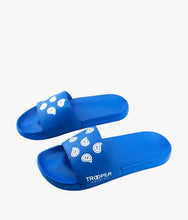 Load image into Gallery viewer, Trooper America Royal Bandana Rubber Slides-T Shirt Mall LLC