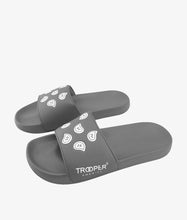 Load image into Gallery viewer, Trooper America Gray Bandana Rubber Slides-T Shirt Mall LLC