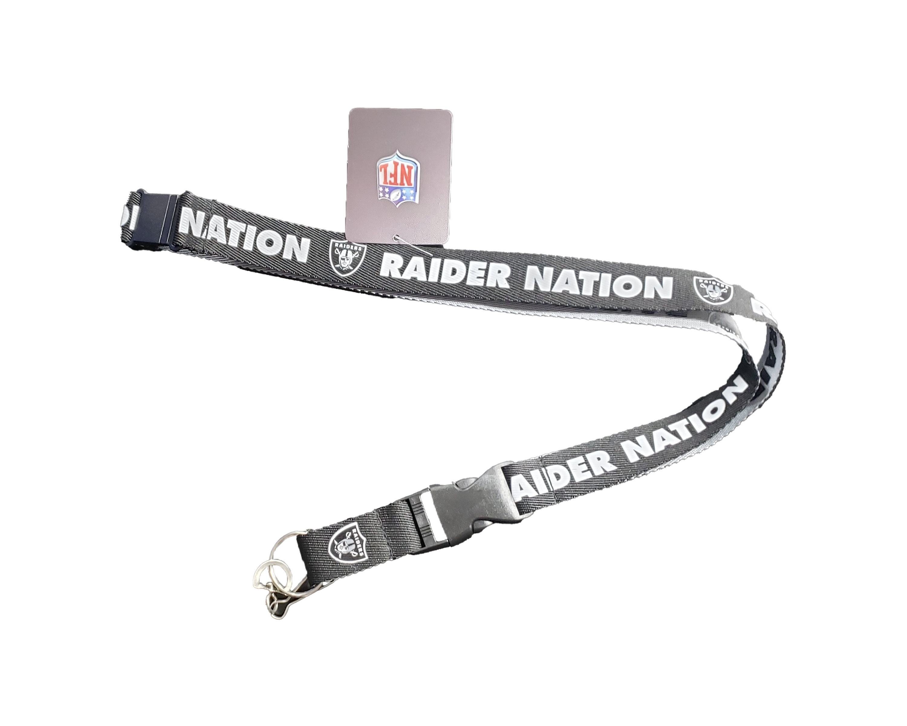 Las Vegas Raiders Lanyard Reversible