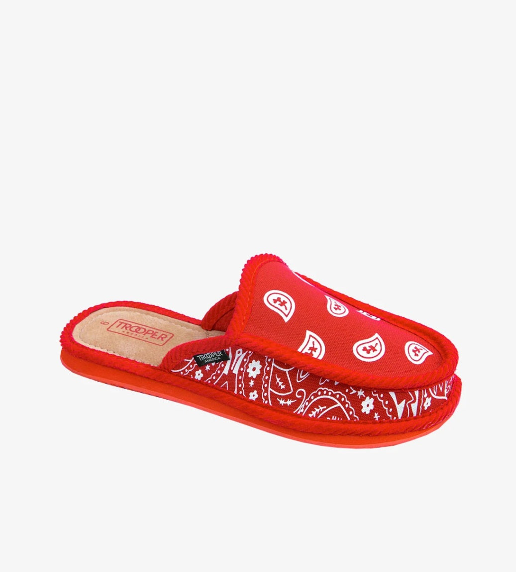 Red bandana online loafers