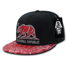 Load image into Gallery viewer, Cali Bear Bandana Snapback-T Shirt Mall LLC