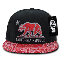 Load image into Gallery viewer, Cali Bear Bandana Snapback-T Shirt Mall LLC