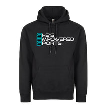 Load image into Gallery viewer, SES Black Pullover Hoodie
