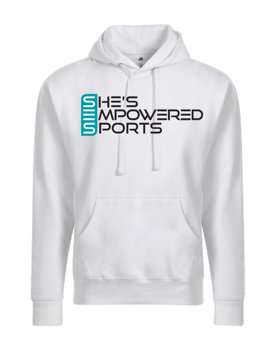 SES White Pullover Hoodie