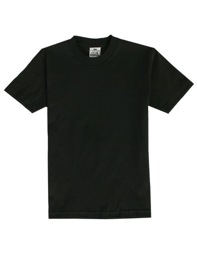Pro Club Youth Short Sleeve Crew Neck - BLACK-T Shirt Mall LLC