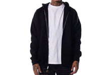 Load image into Gallery viewer, TEESTYLED HEAVY ZIPPER HOODIE - BLACK-T Shirt Mall LLC
