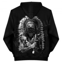 Load image into Gallery viewer, Lady Warrior Graphic Hoodie-T Shirt Mall LLC
