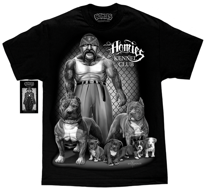 DGA HOMIES KENNEL CLUB MENS TEE-T Shirt Mall LLC