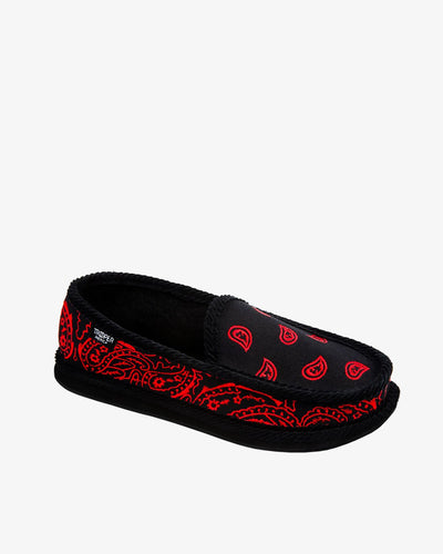 Trooper America Red Embroidered Bandana Shoes-T Shirt Mall LLC